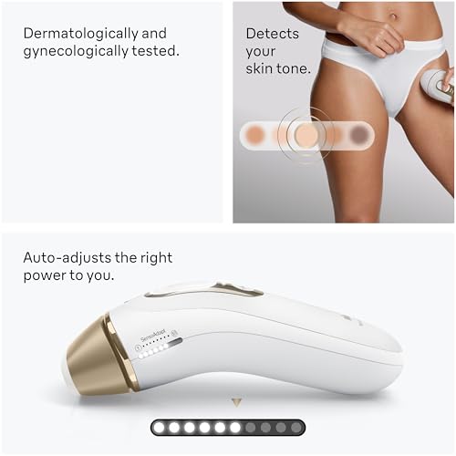 Braun IPL Silk Expert Pro 5 PL5157 Latest Generation IPL  Permanent Visible Hair Reduction  Holiday Gifts for Women and Men  at Home Hair Removal System with Soft Pouch and Precision Head