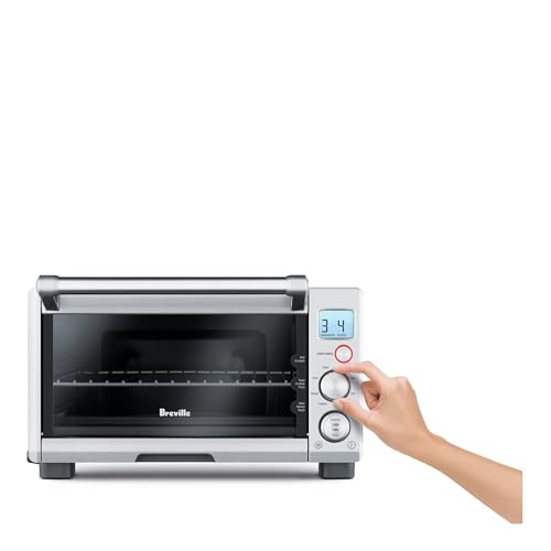 Breville BOV650XL the Compact Smart Oven Countertop Toaster Oven  Brushed Stainless Steel