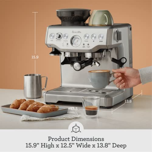 Breville BES870XL Barista Express - Máquina de café espresso, Espresso Machine, L