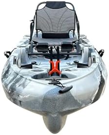 Brooklyn 8 0 Foldable Pedal Fishing Kayak  Compact Sit on Top Single Kayak with Pedal Drive  Rudder Steering  Storage & Aluminum Seat