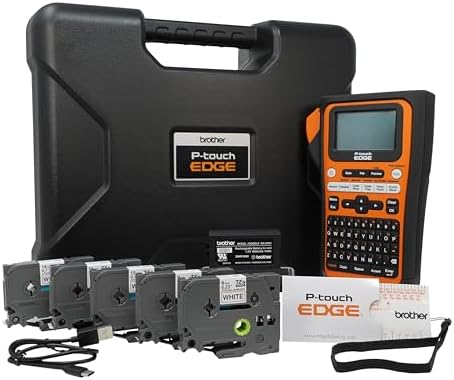 Brother PT E310BTVP P Touch Edge Handheld Industrial Label Printer Kit with Bluetooth and USB C  up to 18mm Labels