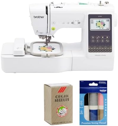 Brother SE700 Sewing and Embroidery Machine  Wireless LAN Connected  135 Built in Designs  103 Built in Stitches  Computerized  4 x 4 Hoop Area  3 7 Touchscreen Display  8 Included Feet  White