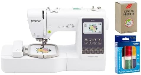 Brother SE700 Sewing and Embroidery Machine  Wireless LAN Connected  135 Built in Designs  103 Built in Stitches  Computerized  4 x 4 Hoop Area  3 7 Touchscreen Display  8 Included Feet  White