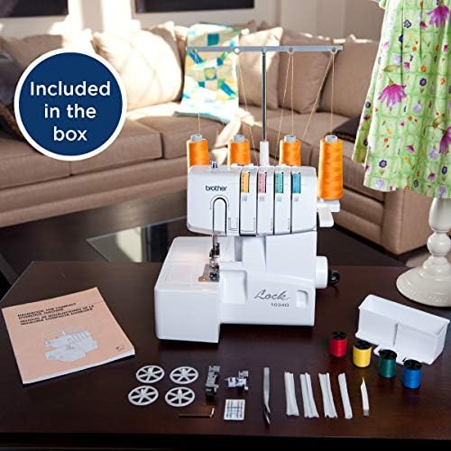 Brother 1034D 3/4 Máquina de coser con alimentación diferencial