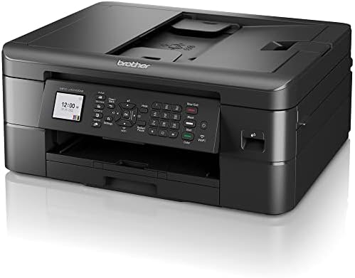 Brother Work Smart 1360 Wireless Color Inkjet All in One Printer with Automatic Duplex Printing and 1 8  Color Display   Includes Refresh Subscription Trial 1   MFC J1360DW   Uses LC501 Series Inks 