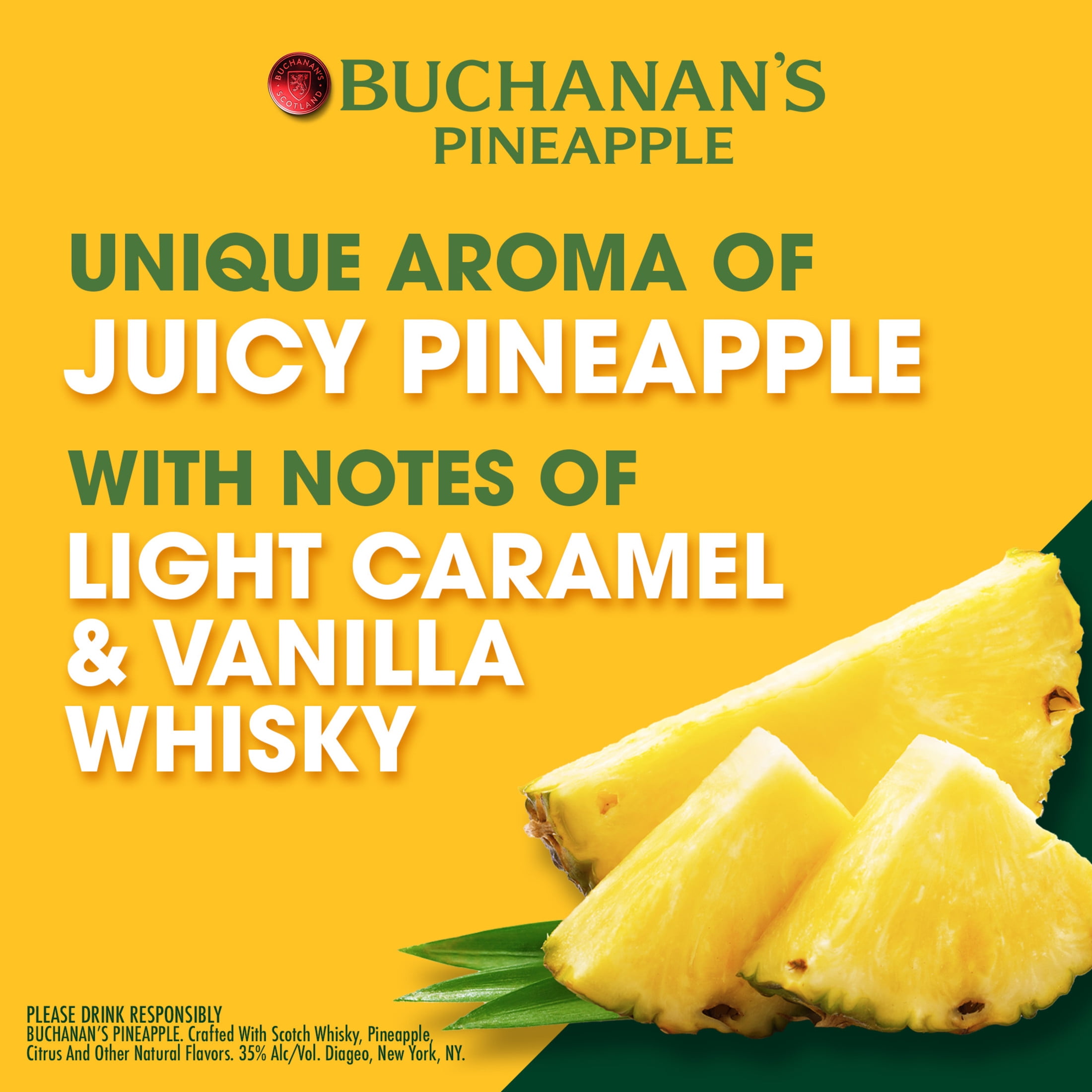 Buchanan s Pineapple Scotch Whisky with Citrus and Natural Flavors  750 ml  35  ABV