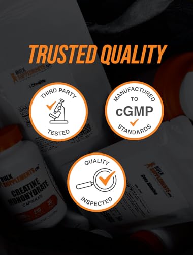 BulkSupplements. com L-teanina Cápsulas - L-teanina 200 mg, suplemento de aminoácidos - Sin gluten, 1 cápsula por porción, 365 unidades (paquete de 1)