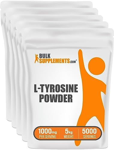 BulkSupplements com L Tyrosine Powder   Sports Nutrition  Amino Acid Supplement   Unflavored & Gluten Free  500mg per Serving  100g  3 5 oz   Pack of 1