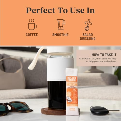 Bulletproof Brain Octane C8 MCT Oil  32 Ounces  Keto Supplement for Sustained Energy and Fewer Cravings