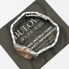 Bulova 98P200 Lady Sutton White Rose Gold Diamond Quartz Women s Watch 28mm New