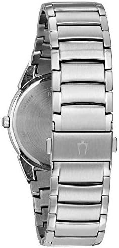 Bulova Mens 3 Hand Calendar Date Quartz Watch  Patterned Dial  38mm Style  96B015