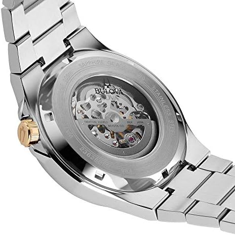 Bulova Mens Classic Maquina Automatic Open Aperture Watch