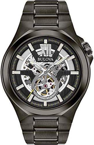 Bulova Mens Classic Maquina Automatic Open Aperture Watch