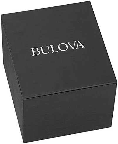 Bulova Mens Classic 3 Hand Calendar Date Quartz Leather Strap Watch  Buckle  37mm