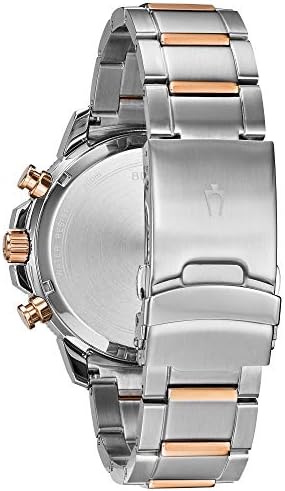Bulova Mens Marine Star Series C Two Tone Stainless Steel 6 Hand Chronograph Quartz Watch