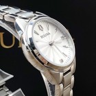 Bulova Sutton 96P219 Diamonds White Dial Stainless Steel Women s Watch