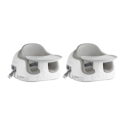 Bumbo 3 in 1 Multi Seat for 6 to 36 Months  Travel Baby Feeding & Play Floor Seat  All in One Portable Booster with Tray & Toddler High Chair  Taupe