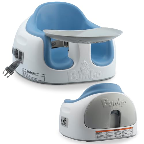 Bumbo 3 in 1 Multi Seat for 6 to 36 Months  Travel Baby Feeding & Play Floor Seat  All in One Portable Booster with Tray & Toddler High Chair  Taupe