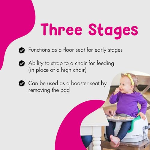 Bumbo 3 in 1 Multi Seat for 6 to 36 Months  Travel Baby Feeding & Play Floor Seat  All in One Portable Booster with Tray & Toddler High Chair  Taupe