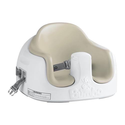 Bumbo 3 in 1 Multi Seat for 6 to 36 Months  Travel Baby Feeding & Play Floor Seat  All in One Portable Booster with Tray & Toddler High Chair  Taupe