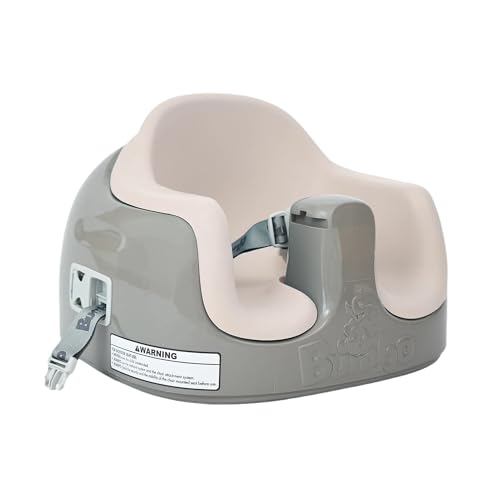 Bumbo 3 in 1 Multi Seat for 6 to 36 Months  Travel Baby Feeding & Play Floor Seat  All in One Portable Booster with Tray & Toddler High Chair  Taupe
