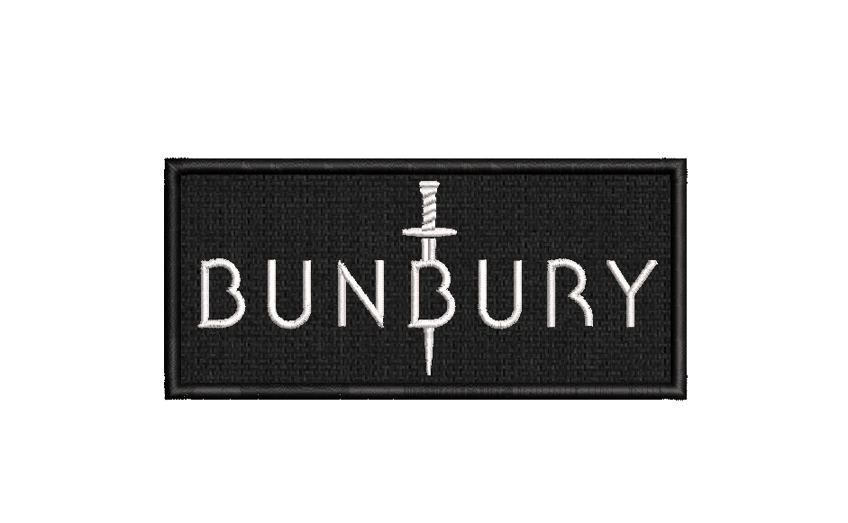 Bunbury Heroes del Silencio Patch Parche embroidered bordado Spanish Rock
