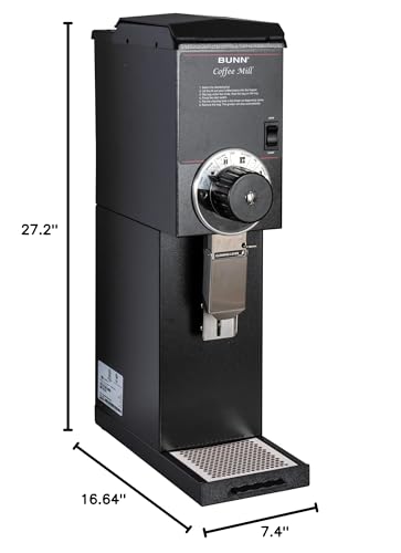 Bunn G3 HD 3 lb Black Bulk Coffee Grinder