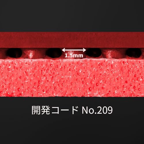 Butterfly Dignics 09C Table Tennis Rubber 1 9 or 2 1 mm Red or Black 1 Inverted Table Tennis Rubber Sheet Professional Table Tennis Rubber Rubber of Choice for Timo Boll