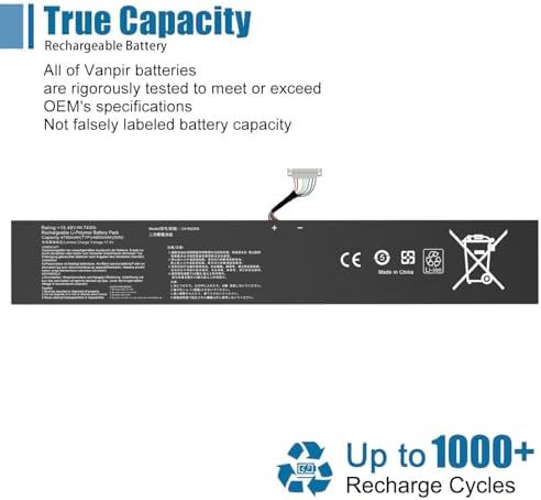 C41N2208 Laptop Battery Replacement for ASUS ROG Ally RC71L PC71L Gaming Handheld PC Series 15 48V 74Wh 4780mAh