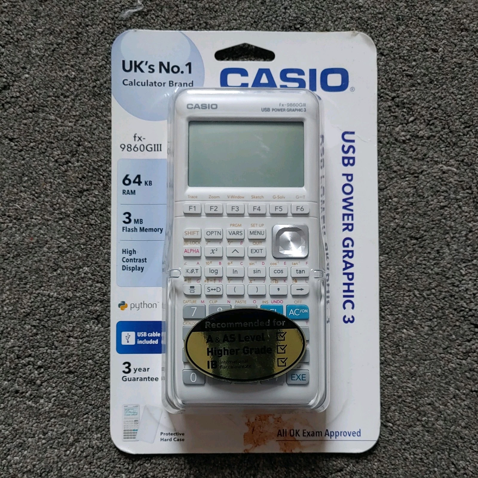 CASIO FX 9860GIII Advanced Graphic Calculator  New&Sealed 