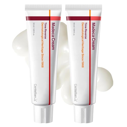 CENTELLIAN 24 Madeca Cream Time Reverse  50ml/1 69fl oz  Pack of 2  Advanced Fast Absorbing & Nourishing Cream  Hydrates  Reduces Wrinkles  Korean Skin Care  Centella Asiatica