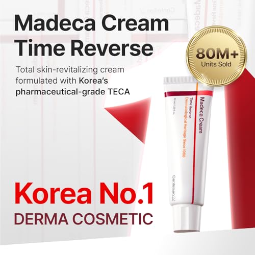 CENTELLIAN 24 Madeca Cream Time Reverse  50ml/1 69fl oz  Pack of 2  Advanced Fast Absorbing & Nourishing Cream  Hydrates  Reduces Wrinkles  Korean Skin Care  Centella Asiatica