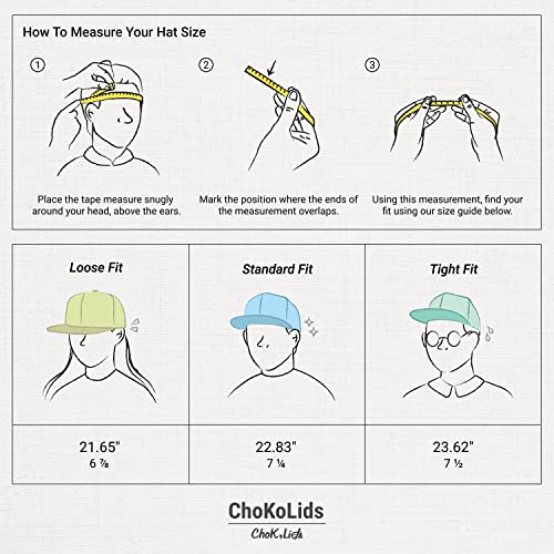 CHOK.LIDS Gorra de béisbol clásica con visera plana con visera ajustable en blanco de ala superior alta, estilo de color de moda, tono liso