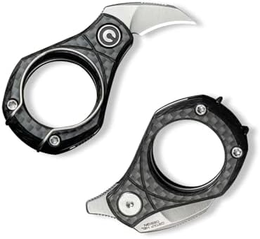 CIVIVI Pyrus Mini Keychain Knife  1 Piece   Small EDC Pocket Folding Box Cutter with 14C28N Blade & Ringed G10 Handle  Christmas Stocking Stuffers Gift for Men Women C23038 1  Burgundy