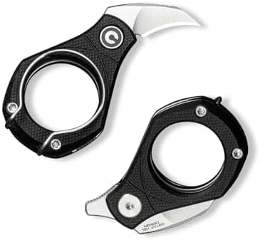 CIVIVI Pyrus Mini Keychain Knife  1 Piece   Small EDC Pocket Folding Box Cutter with 14C28N Blade & Ringed G10 Handle  Christmas Stocking Stuffers Gift for Men Women C23038 1  Burgundy