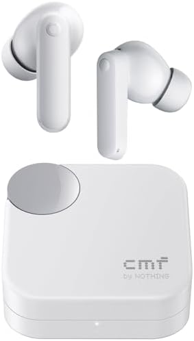 CMF Buds 2a Wireless Earbuds 2025 New Active Noise Cancelling 42dB Hybrid ANC Bluetooth Headphones  12 4mm Dynamic Driver for Big Bass  4 Mic Clear Call  Sport Ear Buds for iPhone  Android  Light Grey