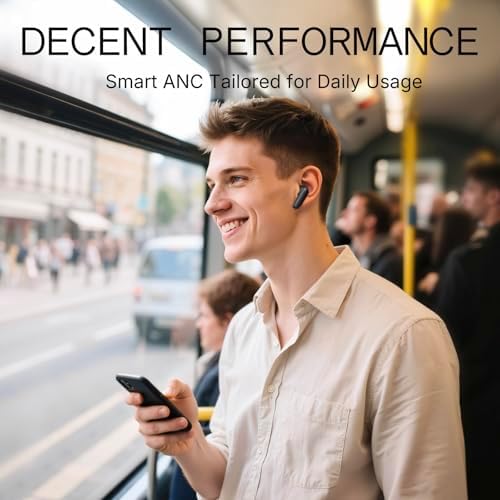 CMF Buds 2a Wireless Earbuds 2025 New Active Noise Cancelling 42dB Hybrid ANC Bluetooth Headphones  12 4mm Dynamic Driver for Big Bass  4 Mic Clear Call  Sport Ear Buds for iPhone  Android  Light Grey