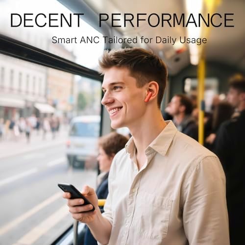 CMF Buds 2a Wireless Earbuds 2025 New Active Noise Cancelling 42dB Hybrid ANC Bluetooth Headphones  12 4mm Dynamic Driver for Big Bass  4 Mic Clear Call  Sport Ear Buds for iPhone  Android  Light Grey