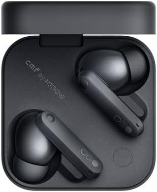 CMF Buds Pro 2 Wireless Earbuds with Smart Dial  50dB Hybrid Noise Cancelling Earbuds Wireless Bluetooth 5 3  11mm Bass with LDAC  6 Hi Res Audio Mics  43H Playtime  Fast Charging Case  Dark Grey