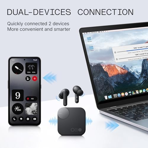 CMF Buds Pro 2 Wireless Earbuds with Smart Dial  50dB Hybrid Noise Cancelling Earbuds Wireless Bluetooth 5 3  11mm Bass with LDAC  6 Hi Res Audio Mics  43H Playtime  Fast Charging Case  Dark Grey