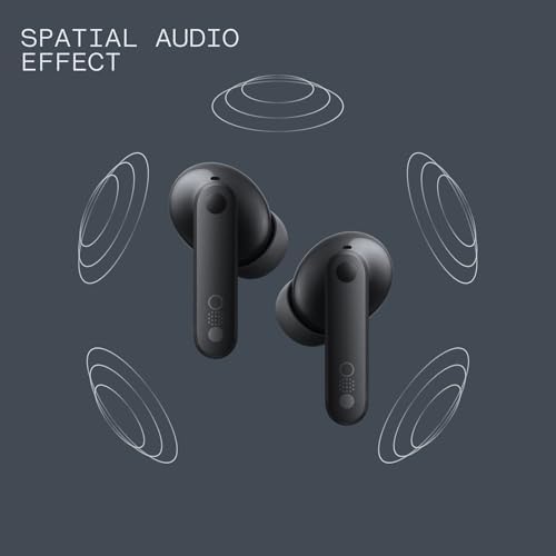 CMF Buds Pro 2 Wireless Earbuds with Smart Dial  50dB Hybrid Noise Cancelling Earbuds Wireless Bluetooth 5 3  11mm Bass with LDAC  6 Hi Res Audio Mics  43H Playtime  Fast Charging Case  Dark Grey