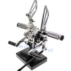 CNC Rearset Footrest For SV650 SV650S SV1000 SV1000S 1998 2014 Foot Pegs Pedals