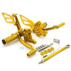 CNC Rearset Footrest For SV650 SV650S SV1000 SV1000S 1998 2014 Foot Pegs Pedals