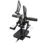CNC Rearset Footrest For SV650 SV650S SV1000 SV1000S 1998 2014 Foot Pegs Pedals