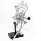 CNC Rearset Footrest For SV650 SV650S SV1000 SV1000S 1998 2014 Foot Pegs Pedals