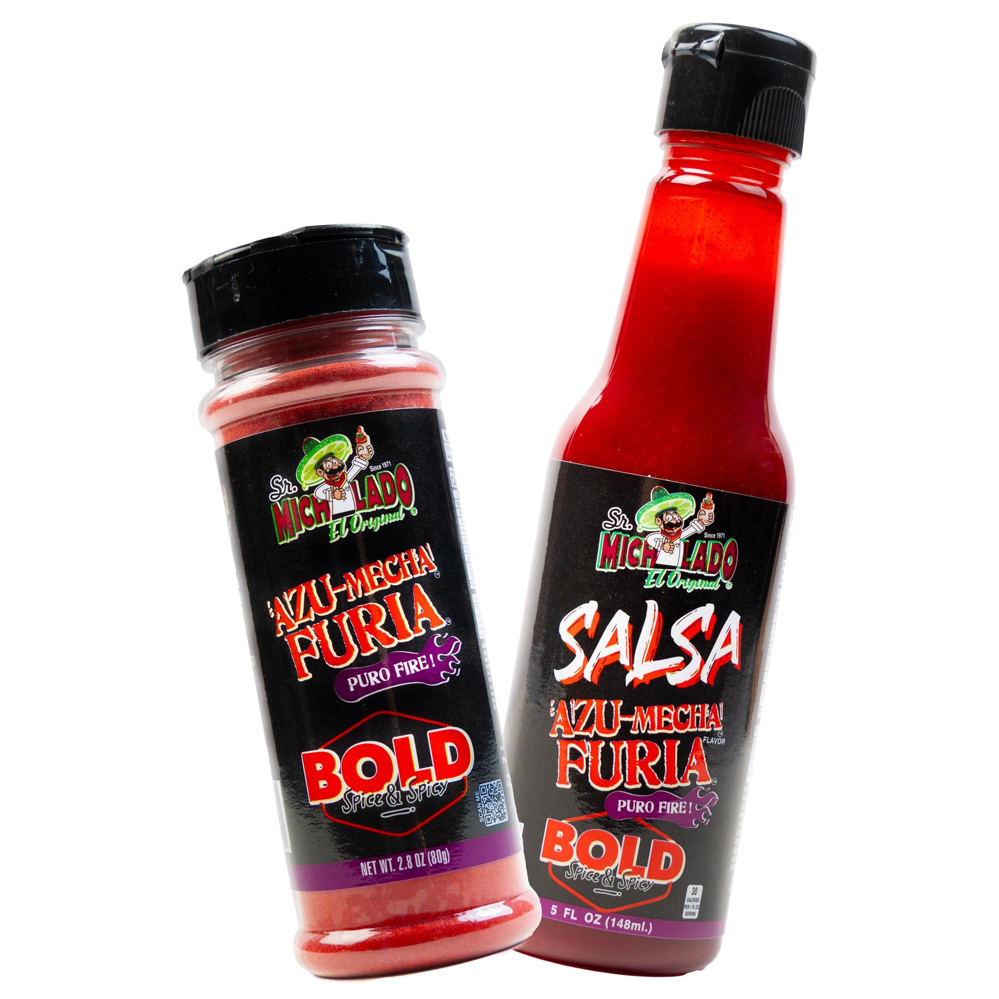 COMBO Salsa Bold & Mini Bold - Azu-Mecha Furia BOLD - Spice & Spicy