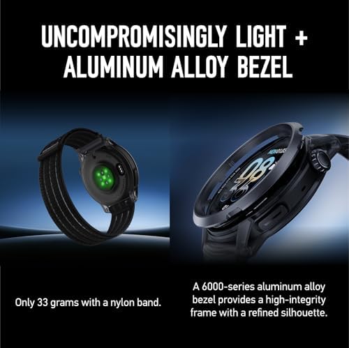 COROS PACE 4 Ultralight Sport GPS Watch  1 2 AMOLED Touchscreen 19 Days of Daily use  Voice Features  Advanced Training Tools  Accurate GPS  Heart Rate Monitor  Run  Black Crystal 