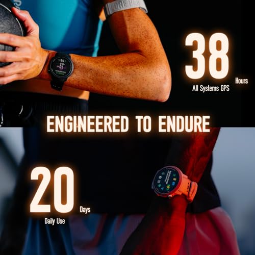 COROS PACE Pro GPS SPORT WATCH  1 3 inch AMOLED Touchscreen  Fastest in Class Processor Running Watch  20 days Battery Life  Navigation with Global Offline Maps  Sleep Tracking  Running  Cycling Black