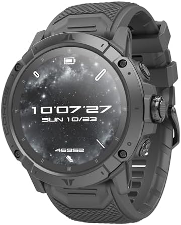 COROS VERTIX 2S Adventure GPS Watch  40 Days Battery Life  GPS Navigation with Global Offline Maps  Route Planner  Heart Rate Monitor  Rock Climbing  Skiing  Running  Biking   Space Black