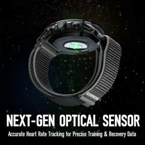 COROS VERTIX 2S Adventure GPS Watch  40 Days Battery Life  GPS Navigation with Global Offline Maps  Route Planner  Heart Rate Monitor  Rock Climbing  Skiing  Running  Biking   Space Black